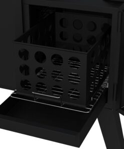 Dyna-Glo DGO1176BDC-D Vertical Offset Charcoal Smoker Standard Black 41 71QAY VPd2L