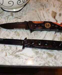 TAC-FORCE Spring Assisted Opening EMT EMS ORANGE Rescue Folding Pocket Knife 32 71QAoTzu08L