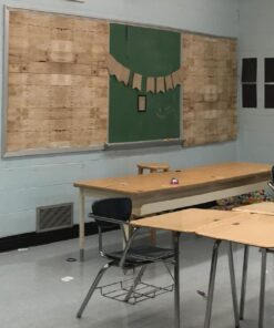 Fadeless Bulletin Board Paper, Fade-Resistant Paper for Classroom Decor, 48” x 50’, Weathered Wood, 1 Roll 4-Feet by 50-Feet 29 71QBs5cl0iL