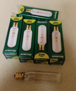 GoodBulb 25-Watt Himalayan Dimmable Salt Lamp Light Bulbs - Warm White Light Color - Candelabra Base E12 (Pack of 6 Bulbs) 30 71QBsYjLPTL