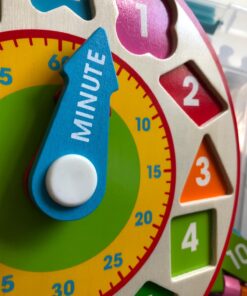 Melissa & Doug Shape Sorting Clock - Wooden Educational Toy 57 71QCS2Mk3kL 2