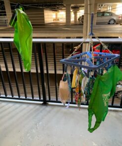 Whitmor Clip and Drip Hanger - Hanging Drying Rack - 26 Clips,Blue 25 71QD9BoCRkL