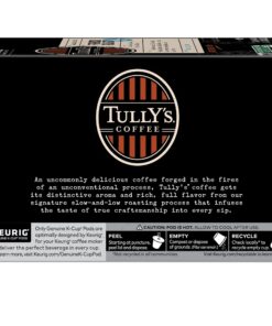Tully's Coffee French Roast Keurig Single-Serve K-Cup Pods, Dark Roast Coffee, 72 Count (6 Packs of 12) 33 71QDIjCjHL 1