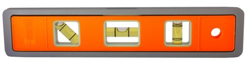 Johnson Level & Tool 5500M-GLO 9-Inch Magnetic Glo-View Aluminum Torpedo Level with Rare Earth Magnets - 3 Vial