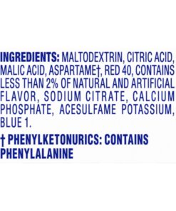 Crystal Light Sugar-Free Raspberry Ice Low Calories Powdered Drink Mix 6 Count(Pack of 12) 6 Count (Pack of 12) 17 71QDaqHG PL