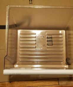 Whirlpool 2188656 WP2188656 Refrigerator Crisper Pan with Humidity Control, Standard, White 29 71QDdxxktJL