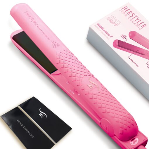 Herstyler Ceramic Flat Straightener Pink