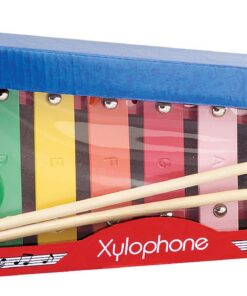 Alternative view of Schylling Brand Classic Wood Xylophone - Early Music Toy - Metal Keys and Two Wooden Mallets Included - Ages 3-6