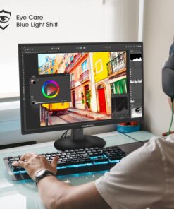 Sceptre 24-inch Professional Thin 1080p LED Monitor 99% sRGB 2x HDMI VGA Build-in Speakers, Machine Black (E248W-19203R Series) 24" 75Hz 31 71QEXL5sDzL