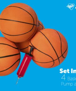 Triumph Sports Big Shot II Double Shootout Basketball Game - LED Scorer - 8 Game Modes - 4 Basketballs , 80.5”L X 47.5”W X 81”H 31 71QEaWTqQFL