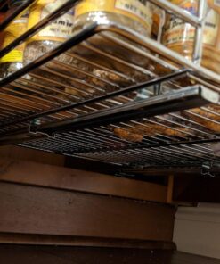 Home Decorators Collection Extra deep Sliding Organizer, 6" Hx20 Wx21 D, Chrome Single Tier 6"Hx20"Wx21"D 24 71QF6FuMKSL