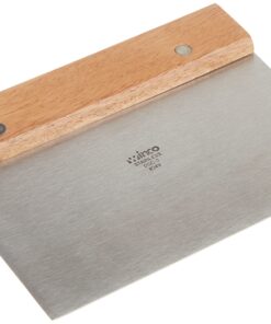 Winco Stainless Steel Dough Scraper with Wood Handle 8 71QFEQ8DWhL
