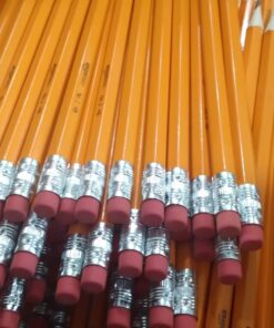 Amazon Basics Woodcased #2 Pencils, Pre-sharpened, HB Lead Bulk Box, 150 Count, Yellow 150 Count (Pack of 1) 37 71QFLVLQsL