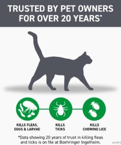FRONTLINE Plus Flea and Tick Treatment for Cats Over 1.5 lbs., 3 Treatments 3 Doses 24 71QGQ23RpQL 1