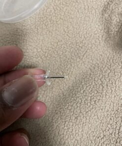 Amazon Basics Push Pins Tacks, Clear Plastic Head, Steel Point, 100-Pack 100 pack 29 71QHJJlRUsL