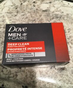 Dove Men+Care Men's Bar Soap More Moisturizing Than Bar Soap Deep Clean Soap Bar that Effectively Washes Away Bacteria, Nourishes Your Skin, 3.75 Ounce (Pack of 10) 3.75 Ounce (Pack of 10) 23 71QHetCGHL