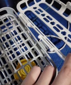 Munchkin® High Capacity Dishwasher Basket, 1 Pack, Grey 1 Count (Pack of 1) 34 71QHstmocFL