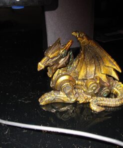 PTC 3.5 Inch Steampunk Sitting Winged Dragon Resin Statue Figurine 8 71QKHFpoUSL