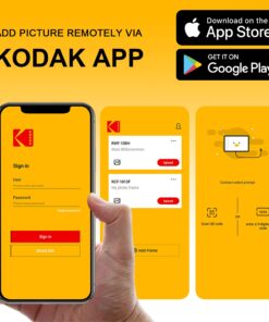 KODAK Digital Picture Frame, 32G10.1 Inch WiFi Digital Photo Frame 1280x800 HD IPS Touch Screen, Auto-Rotate, Share Photos and Videos via KODAK App, Gifts for Friends and Family 1012 Black-32G 19 71QKnLTugkL