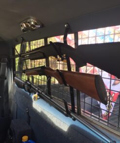 Allen Company Shotgun, Rifle, and Bow Truck Rear Window Gun Rack - Firearm Mount for Car or Wall - Adjustable Design - Black 37 71QKtlMWebL