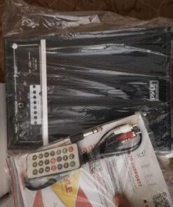 Pyle 300 Watt Outdoor Indoor Wireless Bluetooth Portable PA Speaker 6.5 inch Subwoofer Sound System with USB SD Card Reader, Rechargeable Battery, Wired Microphone, FM Radio, Remote - PWMAB250BK Black 24 71QMJmRPSrL