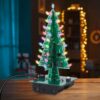 Christmas Tree Soldering Project, Icstation 3D Xmas Tree Soldering Kit with LED Flashing Lights Soldering Practice 7 Colors DIY Electronic Assemble Kit for Learning Teaching STEM Educational Multicolored 53 71QMurulneL