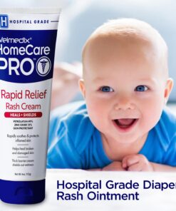 Welmedix HomeCare PRO Rapid Relief Adult Diaper Rash Cream – Extra Thick, Moisturizing Barrier Cream for Incontinence and Healing Cream/Zinc Oxide Cream/Skin Cream, (4oz Tube) 4 Ounce (Pack of 1) 10 71QNXOk6EKL