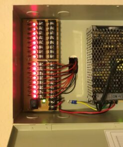 Monoprice 16 Channel CCTV Camera Power Supply - 12VDC - 10Amps 16 Channel - 10 Amps 19 71QNlylVAL