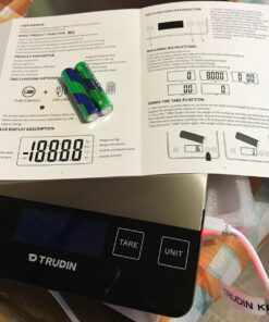 【NASA-Grade】33lb Food Kitchen Digital Scale,【Bread Meat Cookies Measures Precisely】Weight Grams and Ounces for Baking Cooking,1g/0.1oz Precise Graduation,304 Stainless Steel,Waterproof Tempered Glass 43 71QNo7kddqL