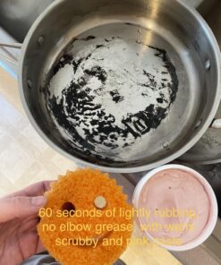 Scrub Daddy Color Sponge - Scratch-Free Multipurpose Dish Sponge Color Variety Pack - BPA Free & Made with Polymer Foam - Stain & Odor Resistant Kitchen Sponge (3 Count) 3 Count (Pack of 1) Scrub Daddy Colors 35 71QO6B9aZL