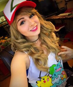 Pokémon Ash Ketchum Embroidered Unisex-Adult Hat Cap -One-Size Red/White 37 71QOCJhDRuL