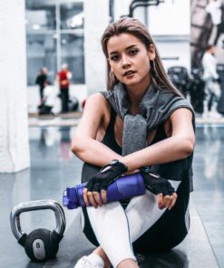 ZOUNICH Premium Sports Water Bottle 32 oz/1 Liter, 24 oz, 16 oz, 14 oz, BPA Free Tritan for Bike, Running, Gym, Fitness, Cycling 32oz/1000ml Dark Blue 18 71QOgzkYrjL