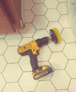 Drillbrush Drill Brush Scrub Brush Drill Attachment Kit - Drill Powered Cleaning Brush Attachments - Time Saving Cleaning Kit – Our Drill Brush Attachment kit is Great for Cleaning Tile and Grout Multicolor 47 71QOzOobnsL