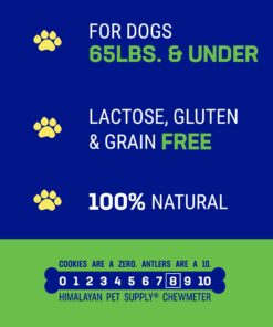 Himalayan Dog Chew Original Yak Cheese Dog Chews, 100% Natural, Long Lasting, Gluten Free, Healthy & Safe Dog Treats, Lactose & Grain Free, Protein Rich, Mixed Sizes, Dogs 65 Lbs & Smaller Yak Cheese - 3 sticks 3 Count (Pack of 1) 34 71QPHXyN3xL