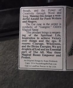 Pewter Odin's Ravens with Valknut Pendant - Huginn and Muninn Crow Necklace 22 71QPP7G PZL