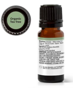 Plant Therapy Organic Tea Tree Oil (Melaleuca) 100% Pure, USDA Certified Organic, Undiluted, Natural Aromatherapy, Therapeutic Grade 10 mL (1/3 oz) 16 71QPUgW3v1L