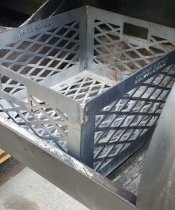 BBQ Charcoal Basket 12 x 10 x 6 inch Vertical Horizontal or UDS Smoker Coal Firebox 21 71QPakxK7UL