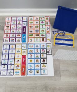 Torlam Visual Schedule for Kids Chore Chart, Morning Bedtime Routine Chart for Toddlers, Responsibility Daily Schedule Board Communication Cards Autism Learning Materials for Home School, 86 Cards 56 71QPmsQKrXL