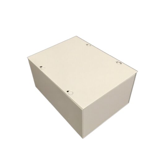 BUD Industries JB-3956 Steel NEMA 1 Sheet Metal Junction Box 8 L x 6 W x 4 H, Gray, No Knockouts 8 L x 6 W x 4 H Without Knockouts