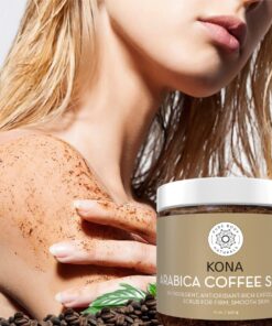 Arabica Coffee Body Scrub Exfoliator - Loaded with Caffeine for Cellulite and Stretch Marks | Exfoliating Skin on Face, Hand, Foot, Butt - Coffee Scrub for Women by Pure Body Naturals, 12 Ounce 42 71QQERVMnIL