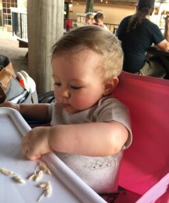 Summer Infant Pop n Sit Portable Booster Chair, Pink Booster Seat for Indoor/Outdoor Use Fast, Easy and Compact Fold, 15x14x15 Inch 38 71QQWuKt1IL