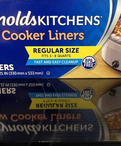 Reynolds Kitchens Slow Cooker Liners, Regular (Fits 3-8 Quarts), 6 Count Regular - 6 Count 32 71QRXW34DiL