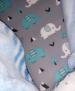 Stretchy Fitted Crib Sheets Set BROLEX 2 Pack Portable Crib Mattress Topper for Baby Boys Girls,Ultra Soft Jersey,Full Standard,Elephant & Whale Grey Teal 37 71QRtxC8XlL 2