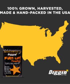 Diggin' Your Dog Firm Up Pumpkin for Dogs & Cats, 100% Made in USA, Pumpkin Powder for Dogs, Digestive Support, Apple Pectin, Fiber, Healthy Stool, 16 oz 16 oz (Pack of 1) 24 71QUXk1 xHL