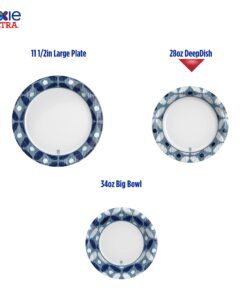 Dixie Ultra Deep Dish Paper Plates, 9 9/16 inch Dinner Size Printed Disposable Plates, 40 Count (1 Pack of 40 Plates) 10 71QUrhVZ oS
