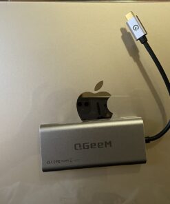 USB C Hub, QGeeM USB C to HDMI Adapter 4k, 7 in 1 USB C Dongle with 100W Power Delivery,3 USB 3.0 Ports, SD/TF Card Reader, Compatible for MacBook Ipad HP Dell XPS and More Type C Device Grey 48 71QVTGV6Y3L