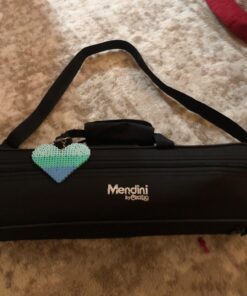 Mendini By Cecilio Flutes - Closed Hole C Flute For Beginners, 16-Key Flute with a Case, Stand, Lesson Book, and Cleaning Kit, Musical Instrument for Kids, Nickel Plated 20 71QVWXEzWHL