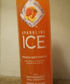 Sparkling Ice, Peach Nectarine Sparkling Water, Zero Sugar Flavored Water, with Vitamins and Antioxidants, Low Calorie Beverage, 17 fl oz Bottles (Pack of 12) 24 71QVg88LVTL