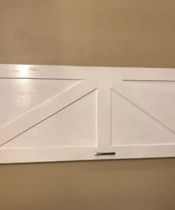 TMS 6 Foot Stainless Steel Country Sliding Barn Wooden Door Hardware Track Set 6 FT (72") 36 71QVlkvzL