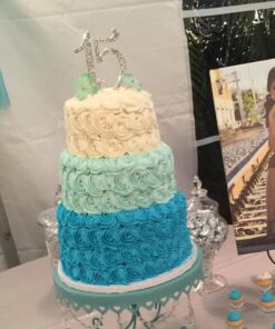 Ella Celebration 15 Cake Topper 15th Birthday Anniversary Quinceañera Party Supplies Rhinestone Number Decoration (Silver) Silver 30 71QW l6XOKL